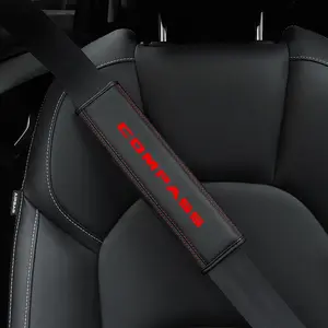 Car Seat Belt Shoulder Pad, Fashionable Car Seat Belt Cover, Universal Car Interior Accessories for Jeep Compass, Car Interior Decoration, Car Accessory