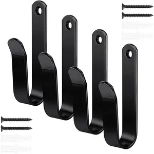 Horizontal Snowboard Wall Mount Clips Rack Display Stand for Surfboards Skateboards Skis Home Garage