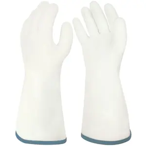 Silicone Oven Gloves, Heat Resistant Oven Gloves with Fingers, Kitchen Oven Mitts Smoker Barbecue Gloves for Baking, Grilling, Cooking, Food Grade, Waterproof