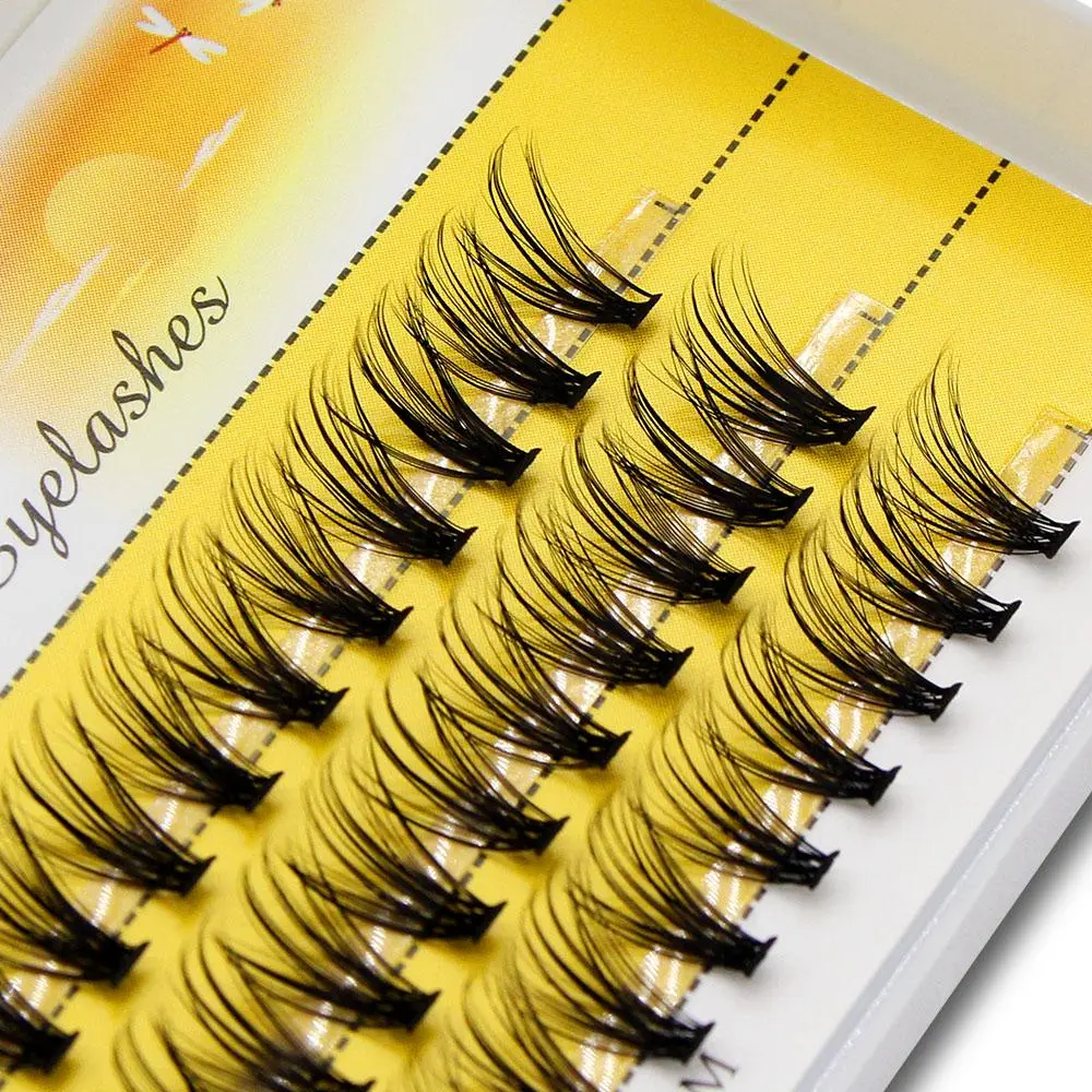 60pcs Wispy Mink Individual Cluster Eyelash Extension Natural Long Black False Lashes Russian Volume Professional Eyelashes 2026 New