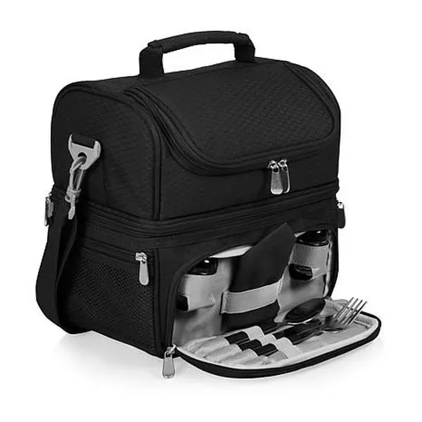 Picnic Time Pranzo Lunch Cooler Bag - Black Picnic Time Pranzo Lunch Cooler Bag - Black