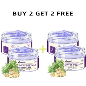 Buy 2 Get 2 Free Joint Care Gel Knee Lumbar Shoulder Neck Muscle Pain Body Care Massage Cream Gel purple gel turmeric Joint relief gel