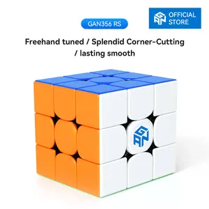 【Official Store】GAN 356 R S 3x3 Speed Cube Stickerless Non-Magnetic Magic Cube for Beginners