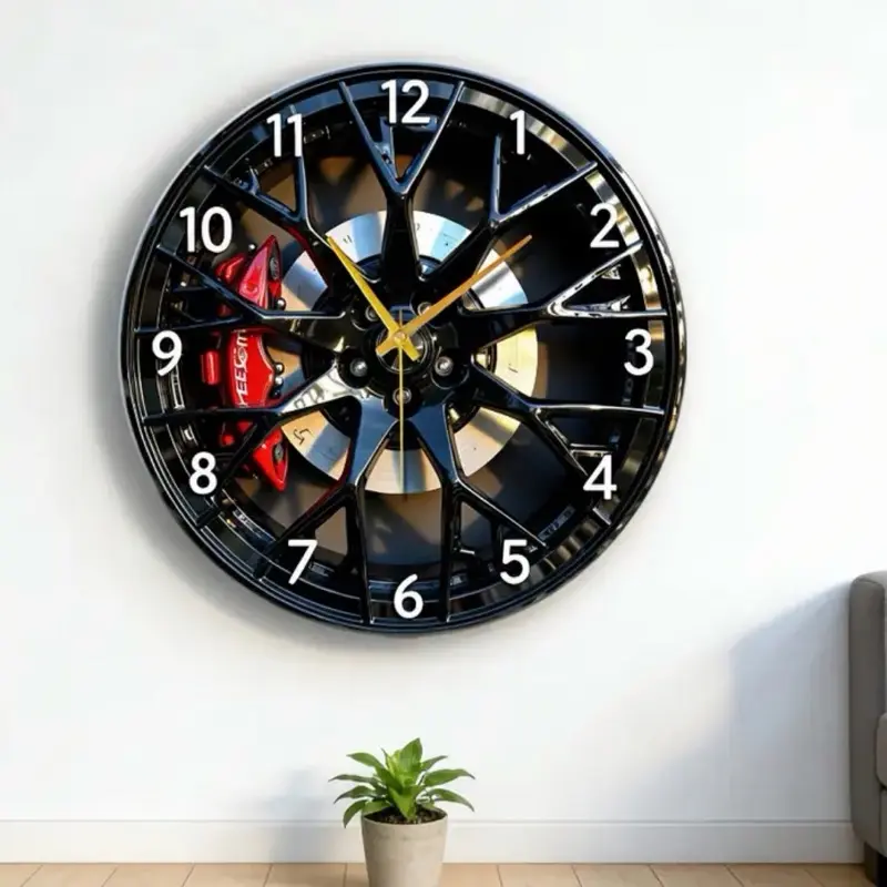 1 Racing Alloy Wheel Wall Clock 1 Racing Alloy Wheel Wall Clock