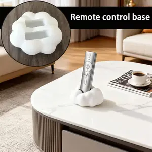 Modern Remote Control Storage Box, Soft Pad Top, Space Saving, TV DVD Blu-Ray Player Sound System Game Console Organizer
