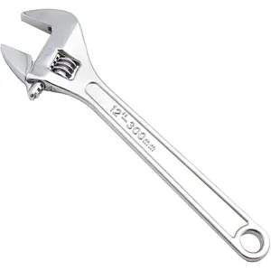 12 Inch Adjustable Wrench Professional Hand Tool CR-V Steel Crescent Wrench