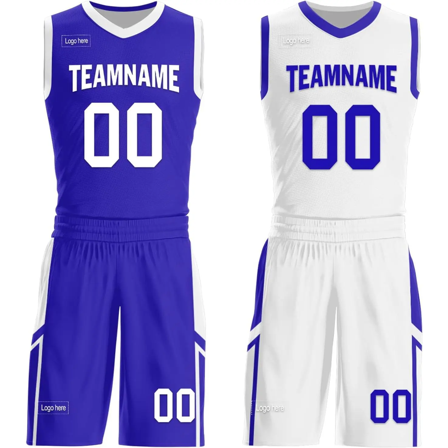Custom Reversible Basketball Jersey Set for Men Youth Personalized Breathable Mesh Sports Uniform for Practice,Daily Wear