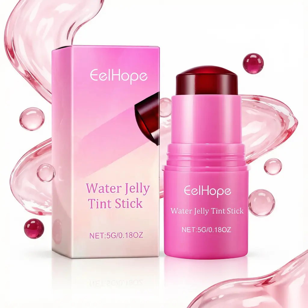 Water Jelly Hydrating Tint Stick (5g) - Lightweight, Compact, Moisturizing, Dewy, Translucent, Long-Lasting, Transfer-Resistant Multi-Use Daily Makeup Stick for Cheeks, Lips, Eyes (Blendable Lip Tint, Blush, Lipgloss Alternative), Mild