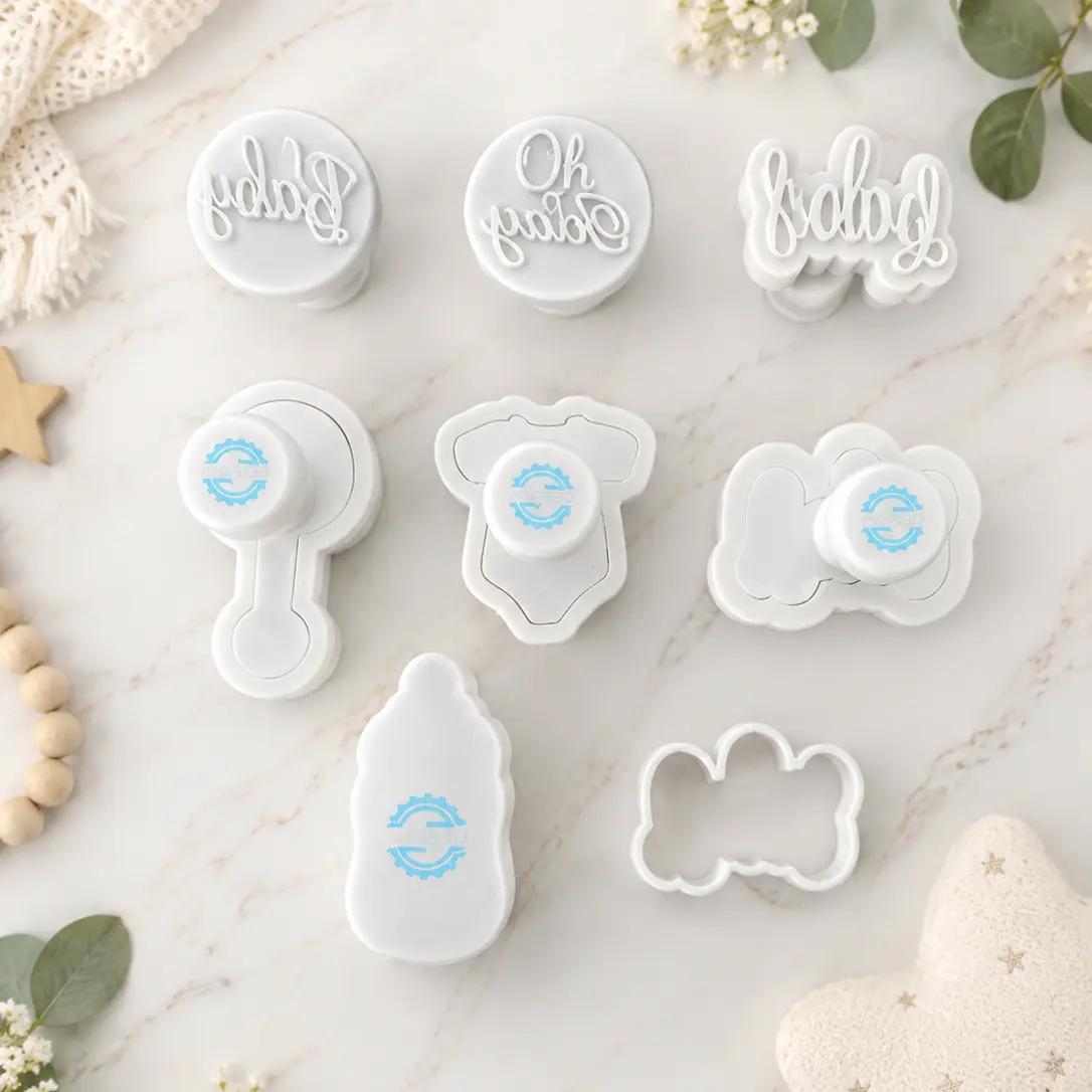 Baby Shower Cake Pop Set | Baby Bottle Mold, Baby Cake Pop Cutters and Embossing Stamps