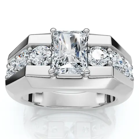 Aossio Majestic & Luxury Men's Statement Ring, Ideal for Milestone Celebrations, High Fashion