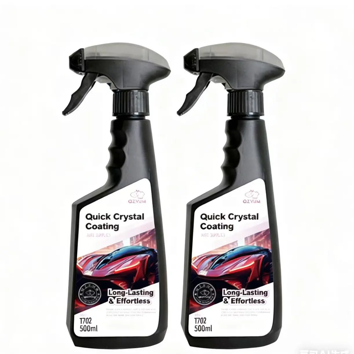 Nano Crystal Coating Spray, 17 oz Car Detailing Products with Car Polish, Dust-Proof, Glazing, Long-Lasting Paint Waxing Solution for Showroom Shine - Protect Your Car Paint