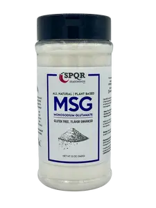 Plant Based MSG Seasoning Monosodium Glutamate XL 12 Ounce Bottle Gluten Free Restaurant Grade Flavor Enhancer by SPQR Seasonings