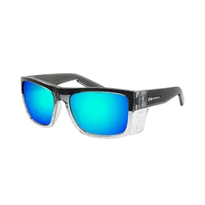 Bomber - XL Clutch Z87+ 2 Tone Smoke Frame / Ice Blue Mirror Sunglasses