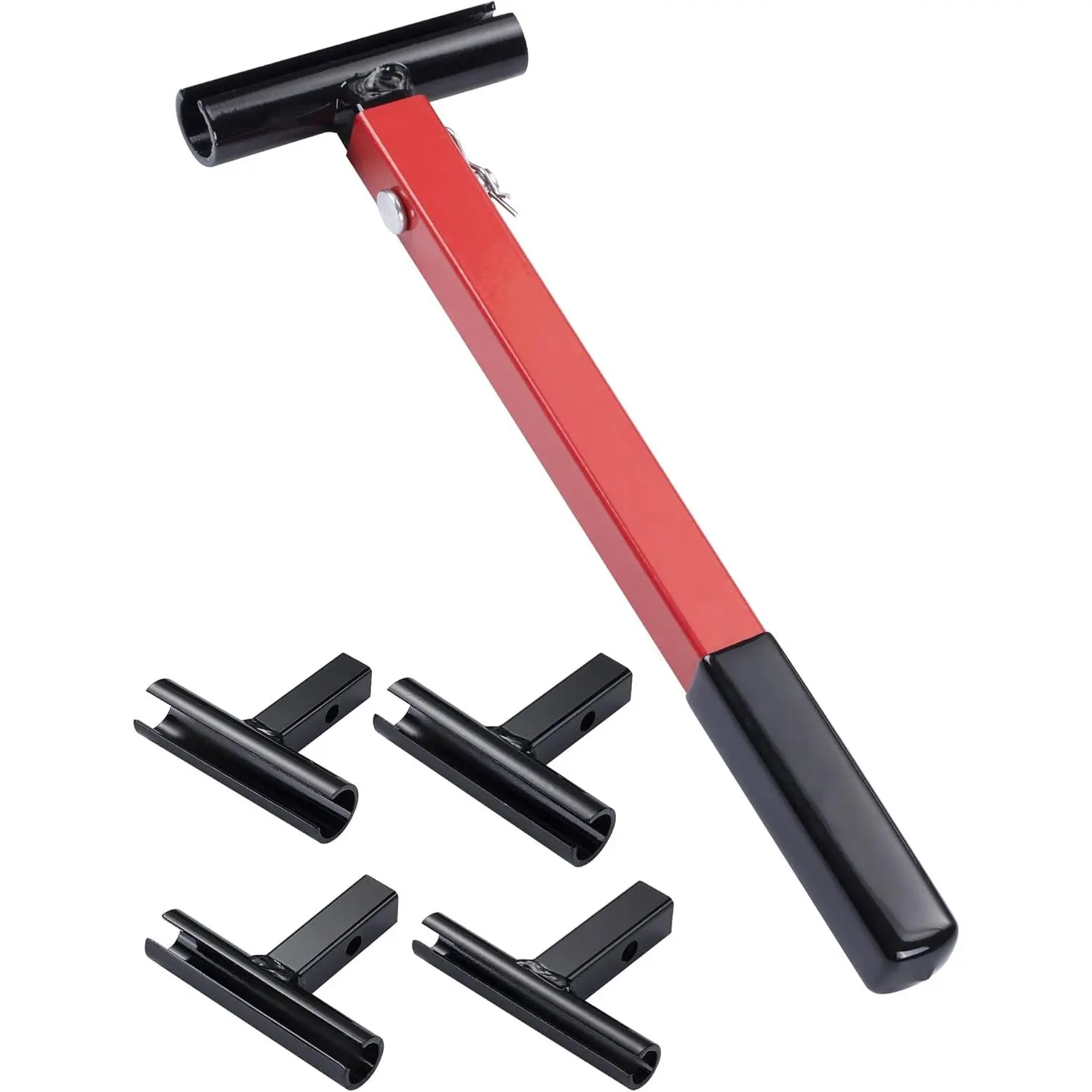 Heavy Duty 4-in-1 Door Hinge Adjustment Tool - High-Quality Steel Fine Tuning Bender Wrench with Comfortable Rubber Grip, 4-Size Headers, 14mm-25mm Hinges Fit, Wear and Tear Resistant, Prevents Scratching, Easy to Handle for Residential Use