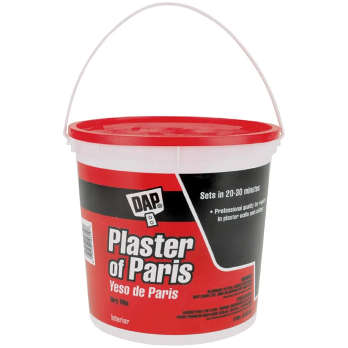 Fast-Set Plaster of Paris Mix for DIY Pottery & Ceramics, 8lb Tub, 212 MAIN Formula for Artists, Ceiling & Wall Repairs, Craft Projects