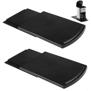 Handy Sliding tray Sliding Tray Mat for Coffee Maker,Kitchen Appliance Moving ,Countertop Stoage for Air Fryer, Blender, Stand Mixer, Processors,2 Sets