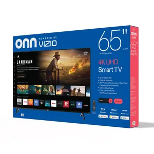 onn 65" Class 4K UHD Smart Television (Model 65S4V4, 64.5" Actual Diagonal) - VIZIO-Powered with 4K Clarity, Vivid True-to-Life Color, Deeper Texture, Exceptional Detail, Desired Apps, Free Live TV, WatchFree+ On Demand Content, Mobile App Control