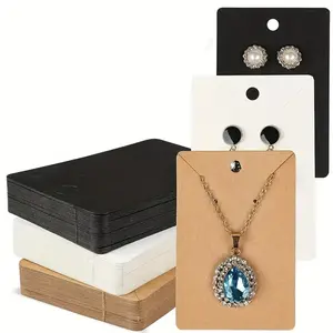 Three Color Earring Display Card for Creative Product Presentation, Ideal for Jewelry Showcase and Packaging Supplies