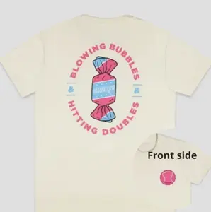 Doubles And Bubbles Tee, Boys Baseball Gifts, Baseball Shirts, Sports Clothing, Baseball Team Gifts, Youth Clothing, Gift For Son And Daughter, Available In Sizes XS–XL