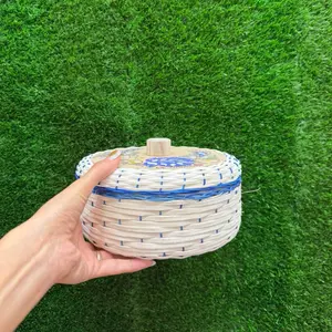 Plaster Tortilla Box 1/2 Kilo color Cobalto (Set 1 Piece).