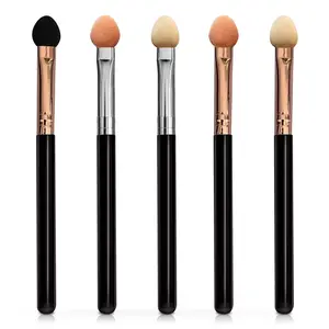 Eyeshadow Applicators Sponge Double Sided Reusable 5Pcs Professional Blendable Organic Foam Tip Makeup Eye Shadow Applicator Brush Set Washable springtok