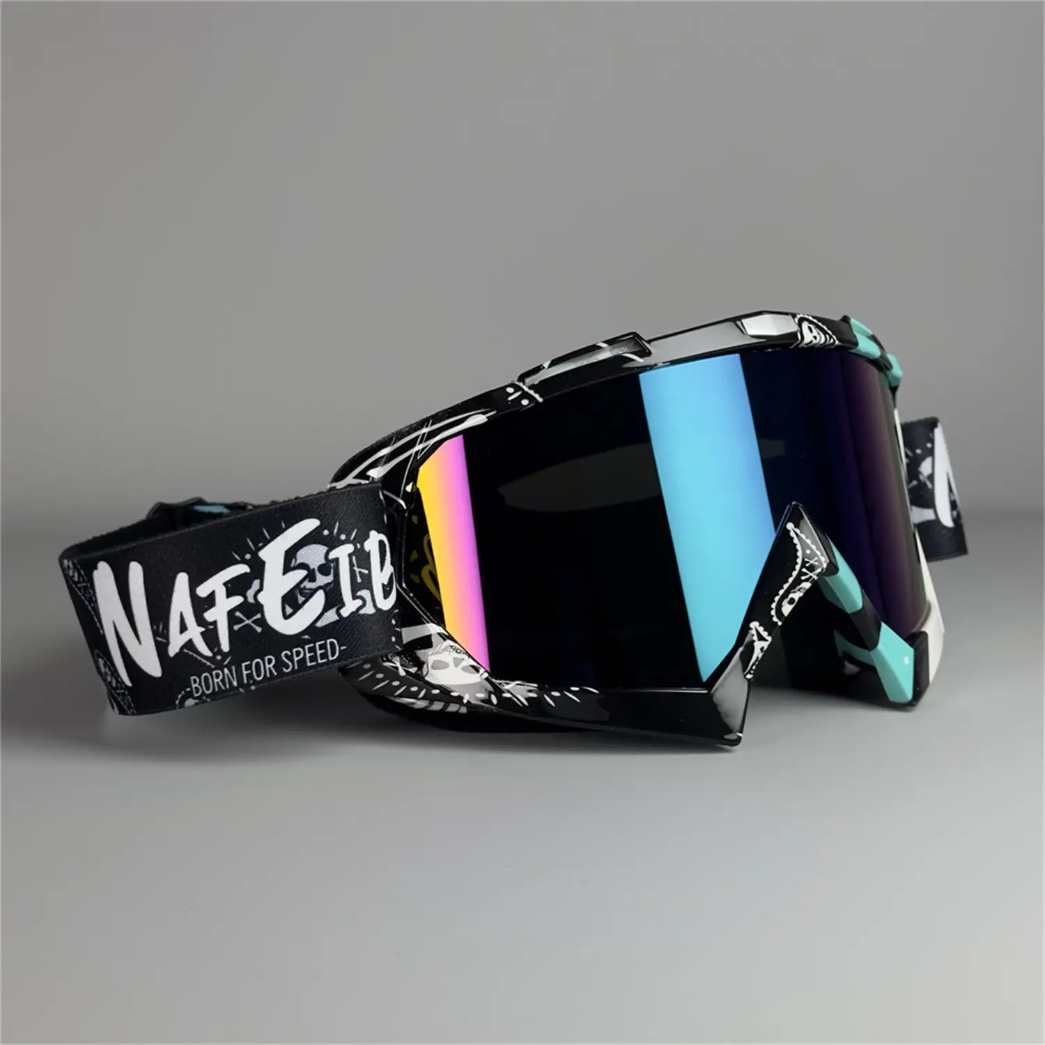 Motorcycle Goggles, Off Road Goggles, Windproof & Sandproof Design, Tactical Anti-Explosion Protection, Protective Gear, Ideal for Outdoors, Motorcross & Skiing Use, Motocross Goggles, Dirt Bike Goggles, Outdoor Riding Goggles, Dirtbike Gear
