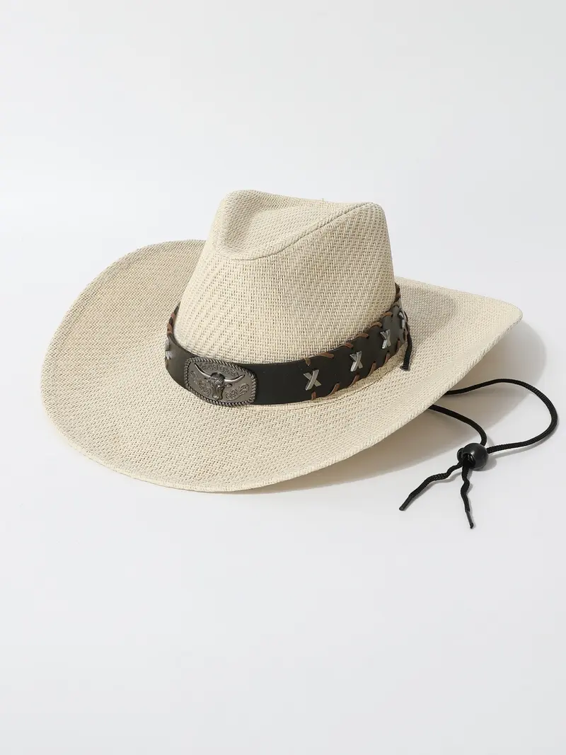 palm leaf cowboy hat - TikTok Shop display picture 1