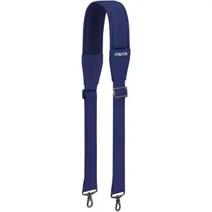 59 inch Shoulder Strap,Soft Adjustable Breathable Universal Replacement Non-Slip Strap with Fix Padded & Metal Swivel Hooks for Laptop Shoulder Messenger Bag/Crossbody Bag/Duffel, Navy Blue