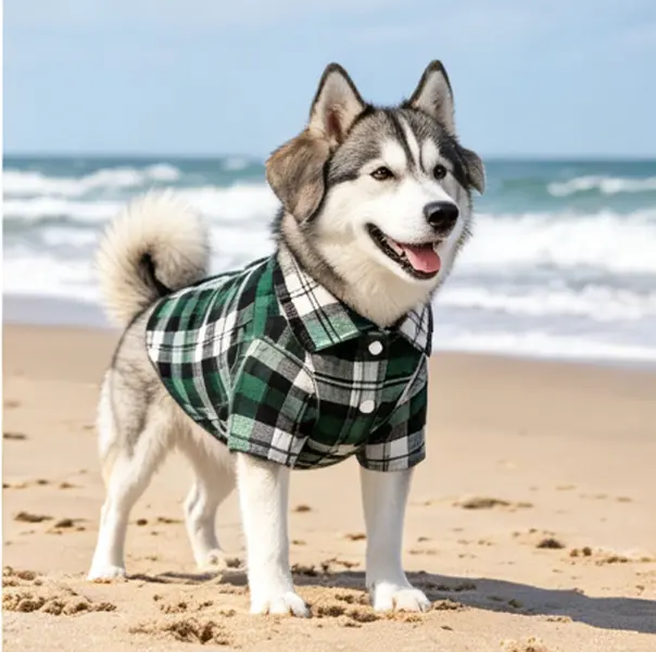 Cute Plaid Cat Shirt: Adorable Pet T-Shirt for Small and Medium Dogs and Cats! Pet Plaid Shirt Dog Clothes Summer Thin Breathable Puppy Outfit Bichon Small Dog T-Shirt Cat Clothes dog clothes cat costume pet the cat costume poodle costume
