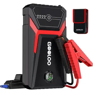 GOOLOO Car Jump Starter,1500A Peak 12V Battery Jump Box with Quick Charge Out(Up to 6.0L Gas and 4.0L Diesel Engines),GE1500 Portable Battery Booster Pack Power Bank Car Starter