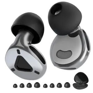 Stress Relief Button Earplugs, Office Sleep Noise Reduction, Super Soundproofing, High-Quality Comfortable Fit, Essential Hearing Protection