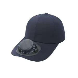 Men and Women's UPF50+ Solar Charging Fan Sunshade Baseball Cap Solar Powered Cooling Feature