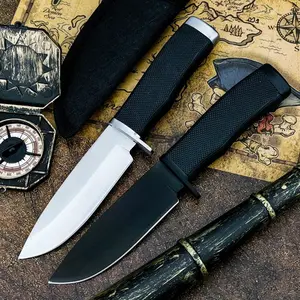 New 2008 Camping Fixed Blade Knife 5Cr13Mov Blade ABS Handle EDC Survival Outdoor Knife Expedition Multi-Purpose Fishing Tool Survival Gear