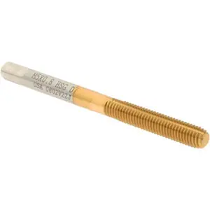Hertel Thread Forming Tap: Metric, Bottoming, High-Speed Steel, Titanium Nitride Coated 7/8" Thread Length, 2.3750" OAL, D7 K010455AS25
