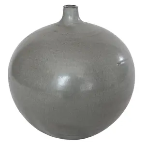 Gray Ceramic Bud Vase