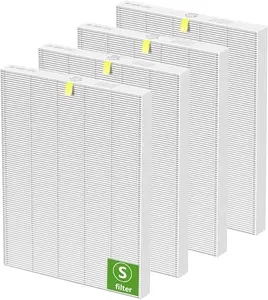4 Pack C545 Replacement HEPA Filter Compatible with Winix C545, Ture HPEA Filter S Only, Part number 1712-0096-00