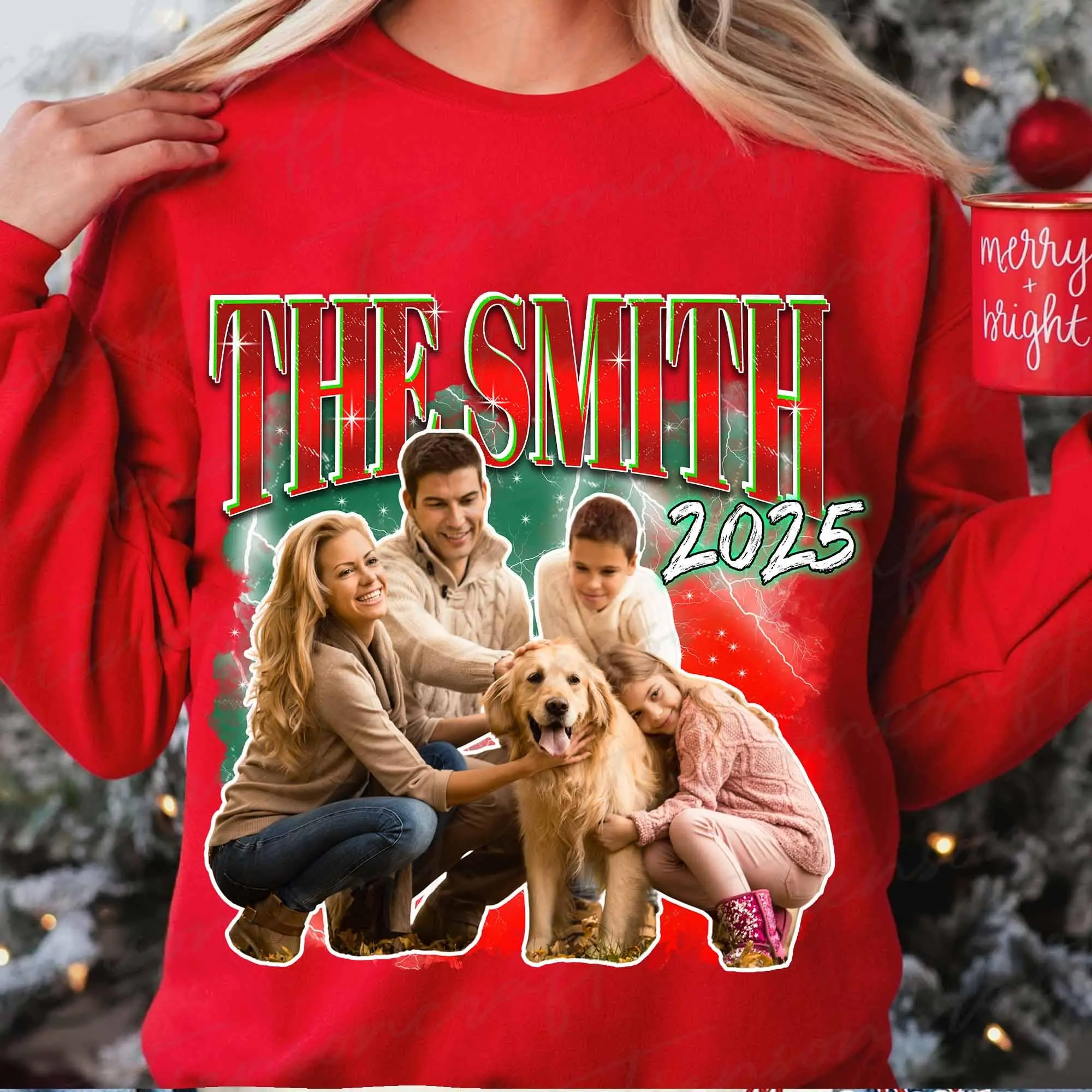 Custom Bootleg Christmas 2025 Family Sweatshirt; Hoodie, Family Matching Clipart, Personalized Bootleg Gift, Christmas Girlfriend, Xmas, Gift for Family  Daily Streetwear,  Graphic Tees, Gift For Him