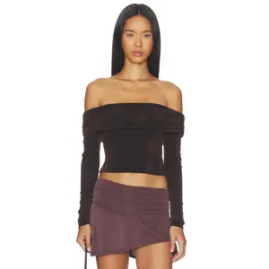 Tiger Mist I.AM.GIA Korra Top in Dark Brown