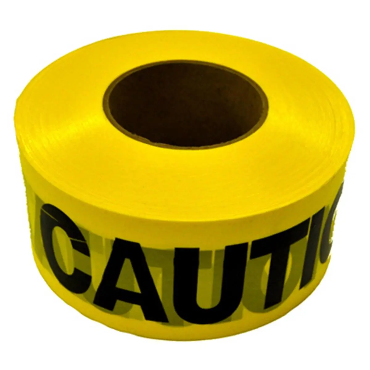 CH Hanson 19000 Construction-Grade Caution Tape, 1000 ft Bright Yellow Non-Conductive PVC Vinyl (Poly Vinyl Chloride), Plasticizers-Infused, Elastic, Bolder Print, Visibility-Boosting, Fade-Resistant for Home Improvement Work Safety