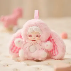 Lucky Deer Nai Sweetheart Baby Collectible Stuffed Animal - Soft Plush Cute Dolls, Soft Cuddly Gift Toy, 6 Base + 2 Hidden Figures
