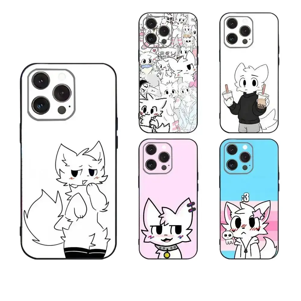 C-Cute Boykisser Furry  Phone Case  for iPhone 17, 16, 15, 14, 13, 12, 11 Pro Air Plus ProMax and Samsung S26-S20 Ultra Plus FE shock-absorbing phone cases, fashionable gift.