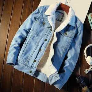Men's Denim Fleece Lined Jacket