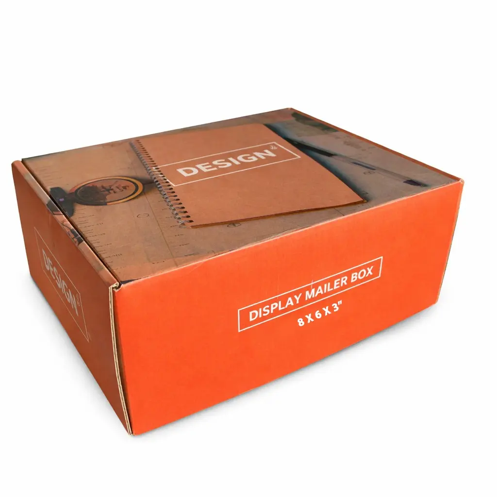 Custom Printed Display Mailer Box – 48 Pack – 11.25" x 9" x 3" – Singe Side Print – Tuck & Fold Packaging