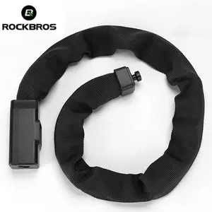 ROCKBROS Bike Chain Lock 3.18ft Heavy Duty Motorcycle Chain Locks 8mm Thick Anti-Theft Security Bicycle Lock with 2 Keys for Mountain Road Electric Bike, Motorcycles, Scooter, Door, Gates