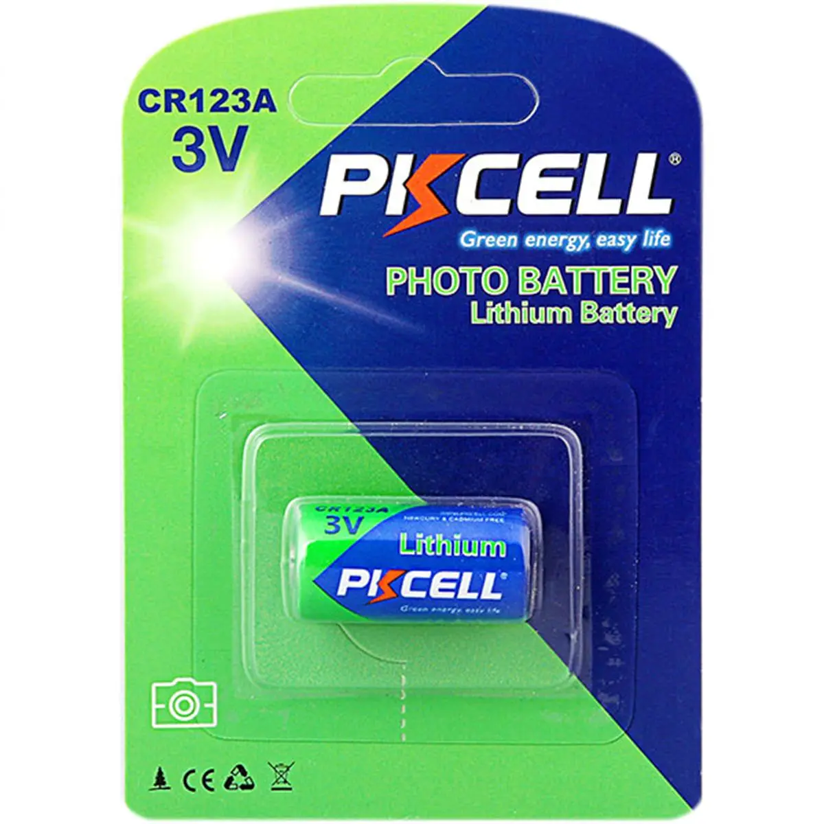 212 MAIN CR123A 3V Ultra Lithium Photo Battery - Consistent Power for Sports & Outdoor Cycling Electronic Devices
