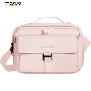 MOSISO Compact Camera Shoulder Bag for DSLR SLR Mirrorless Waterproof Crossbody Sling with Padded Protection Rain Cover Compatible with Canon Nikon Sony Cameras Lenses