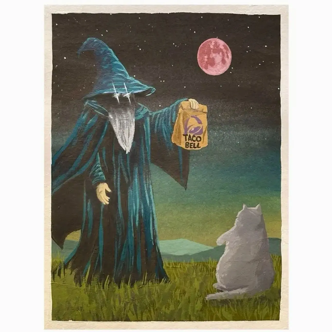 Dark Fantasy Epic Narrative Art Print on Thick 120lb Cardstock Poster