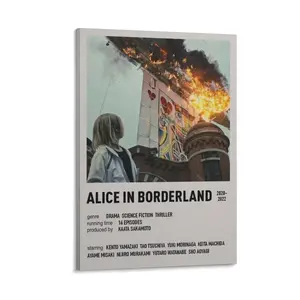 Alice in Borderland Show Poster Poster Canvas Wall Art For Bedroom Decor Bar Office Room Decor Gift