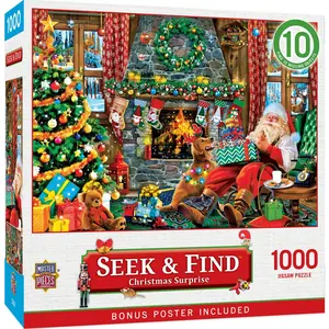 Seek & Find - Christmas Surprise 1000 Piece Jigsaw Puzzle Seek & Find - Christmas Surprise 1000 Piece Jigsaw Puzzle