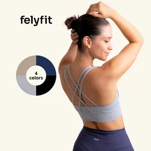 Infinity Top - SB0071 - Cross-Back Strap Sports Bra Medium Gentle support